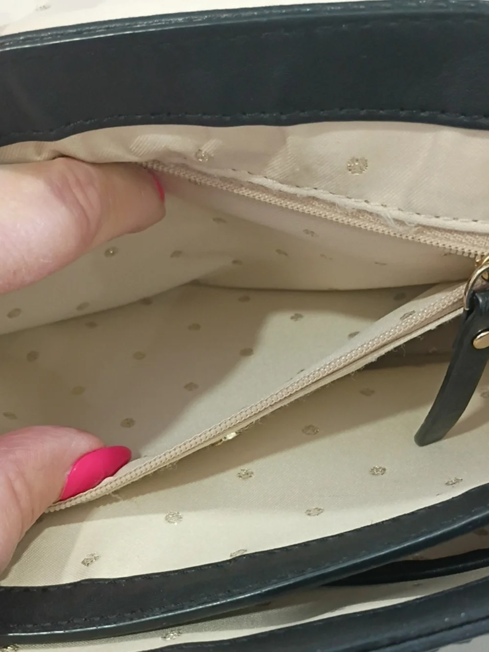 Kate Spade Black Structured Top-Handle Satchel with Adjustable Crossbody Strap